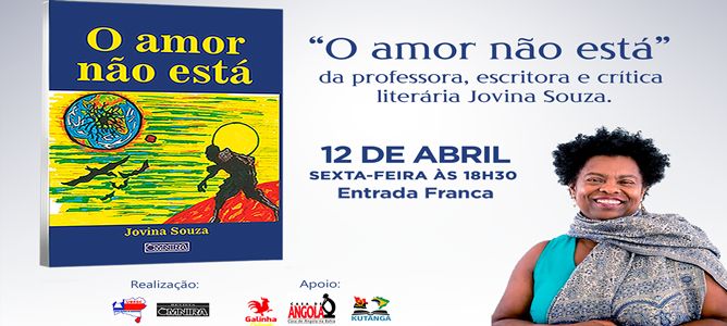Lançamento do livro “O amor não está” de Jovina Souza.