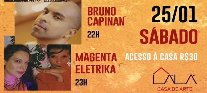 Bruno Capinan e Magenta Elétrika