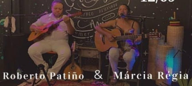 Roberto Patiño e Márcia Régia