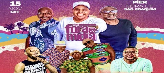 Segunda Gorda do Samba da Feira Oficial com Fora de Mídia, Samba Trator, Samba & Suor e Partido Popular