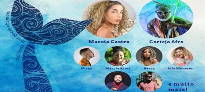 Iemanjá na Casa Rosa com Marcia Castro, Cortejo Afro, Marcia Short, Magary Lord, Nêssa, Aila Menezes, Hiran DJ el Cabong, e convidados