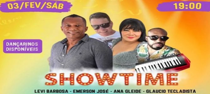 Show time com Levi Barbosa, Emerson José, Ana Gleide e Glaucio Tecladista