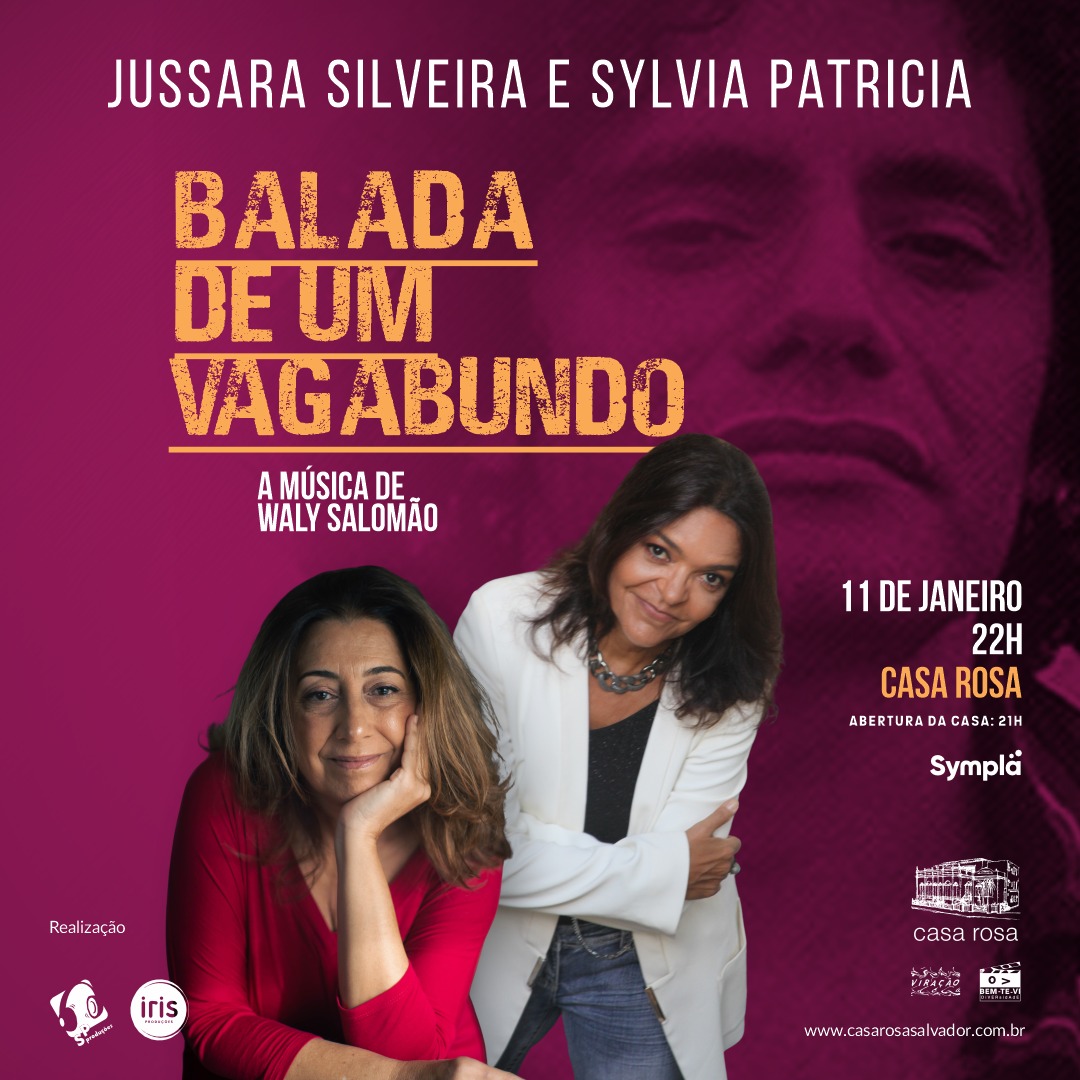 Waly Salomão com Jussara Silveira e Sylvia Patricia