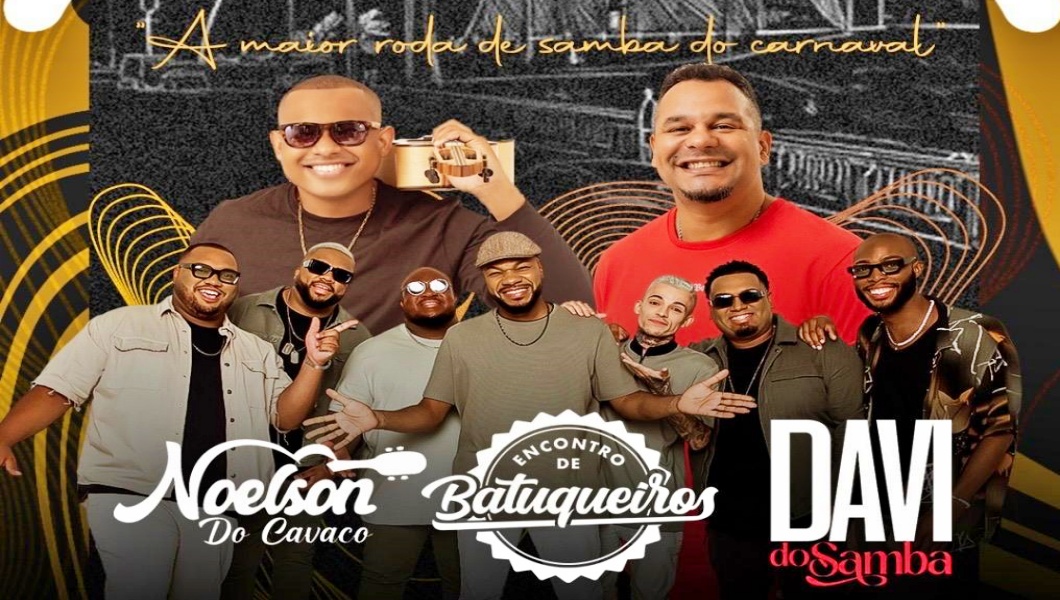 Bloco Alerta Prime com Encontro de Batuqueiros, Davi do Samba e Noelson do Cavaco