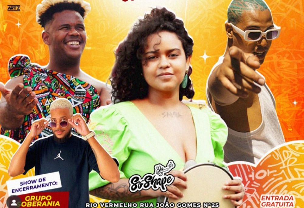 Carine Samba convida Agnoell Crioulo e Bruno Barroso. Encerramento Grupo Soberania