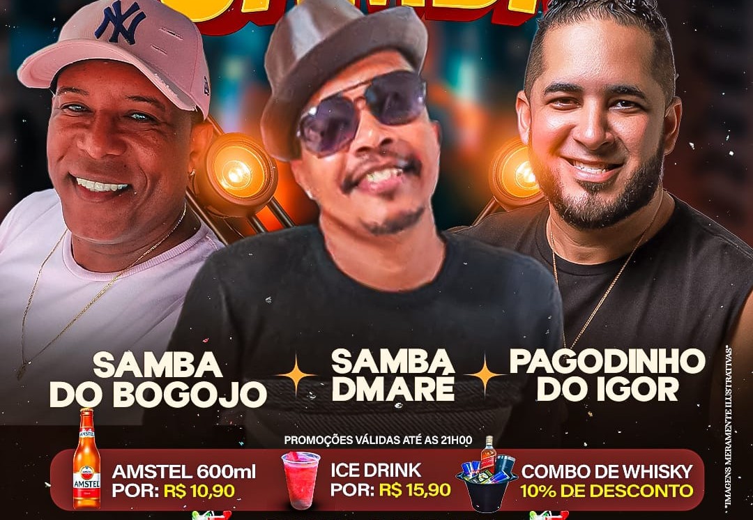 Samba do Bogojo, Samba DMare e Pagodinho do Igor no Vem Que é Samba