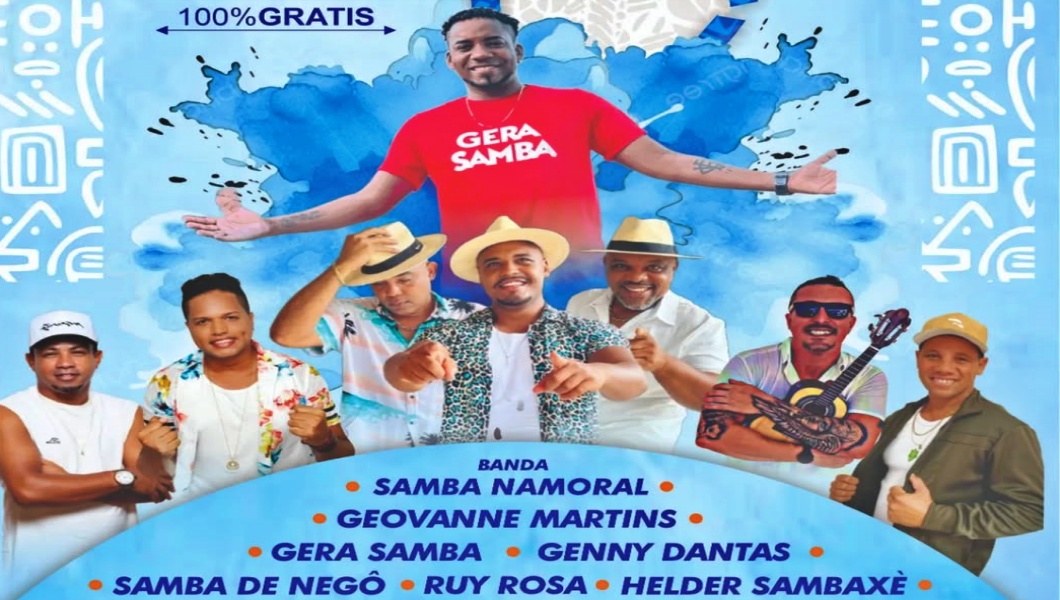 1º Festival de Samba do Bloco Na Moral com Gera Samba, Geovanne Martins, Genny Dantas, Samba de Negô, Ruy Rosa e Helder Sambaxé