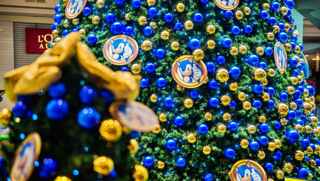 Chegada do Papai Noel e Inauguração da decoração Natal Sonic Mountain Park